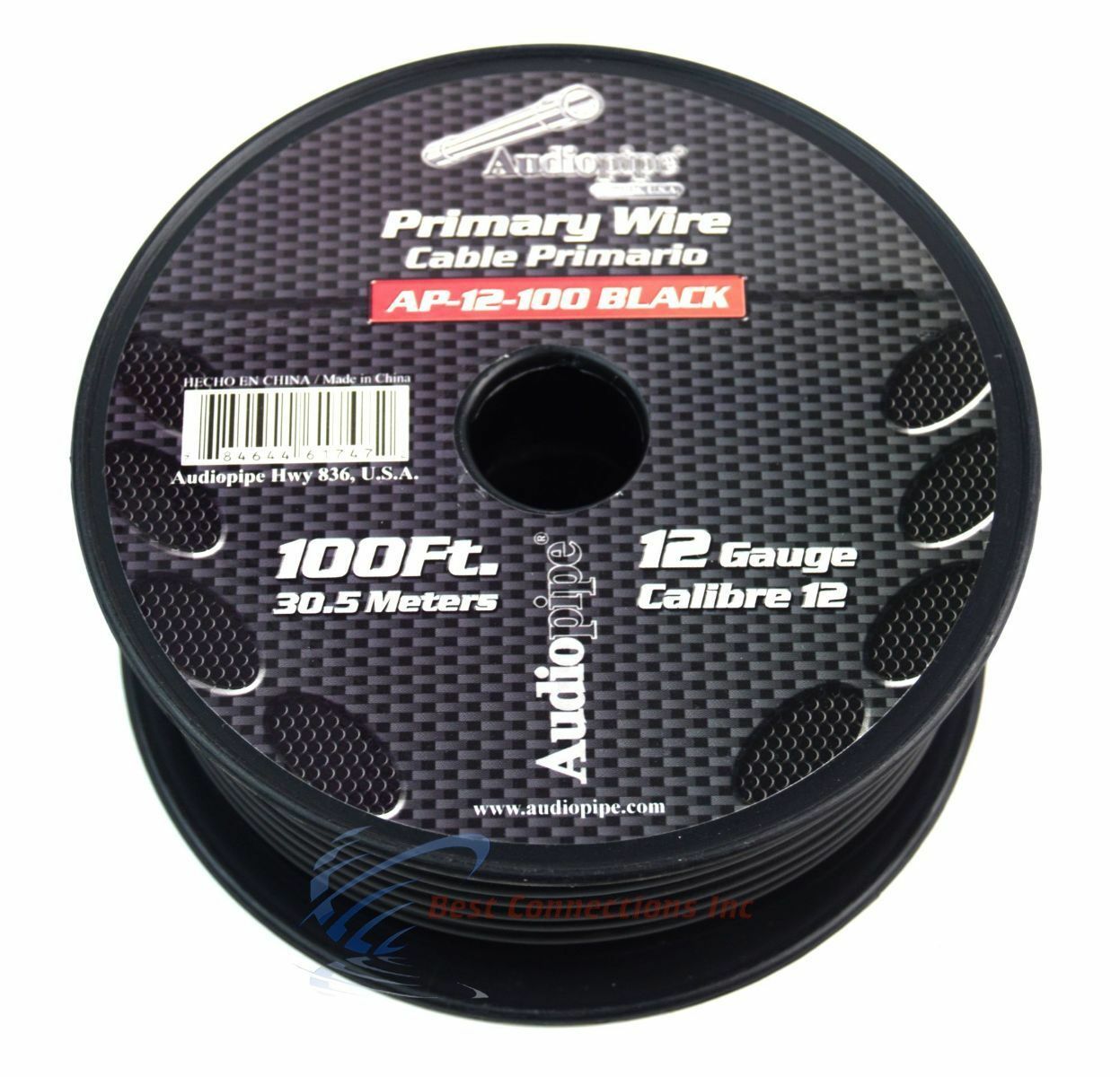 AP-12-100 BK Cable Automotriz Negro 12AWG [ROLLO 30 METROS] - (AD44518)
