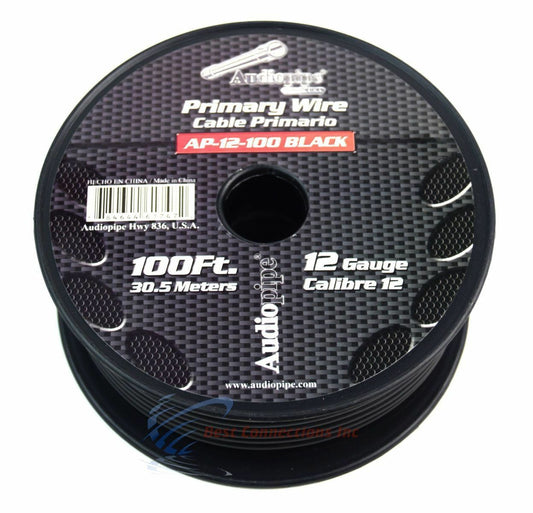 AP-12-100 BK Cable Automotriz Negro 12AWG [METRO] - (AD11623)