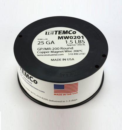 25AWG Alambre Magneto TEMco [METRO] - (AD11951)