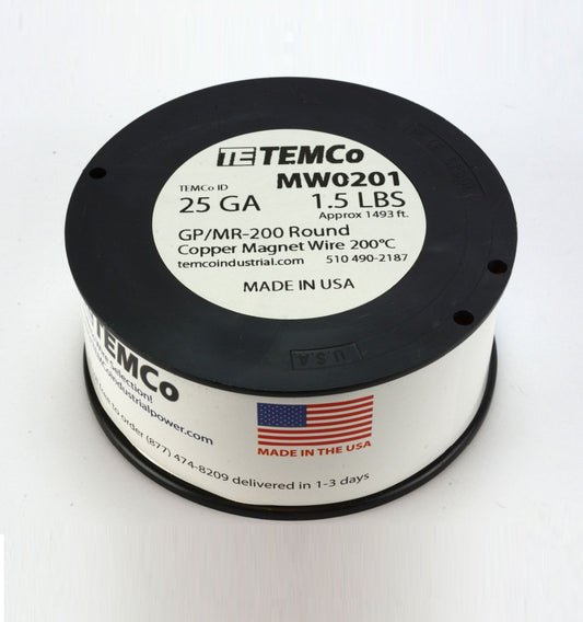 25AWG Alambre Magneto TEMco [METRO] - (AD11951)