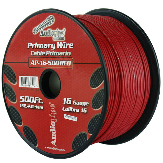 AP-16-500R Cable Automotriz 16 AWG Rojo [METRO] - (AD13740)