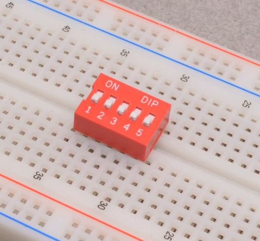 5-Bit Slide Type DIP Switch - (AD14737)