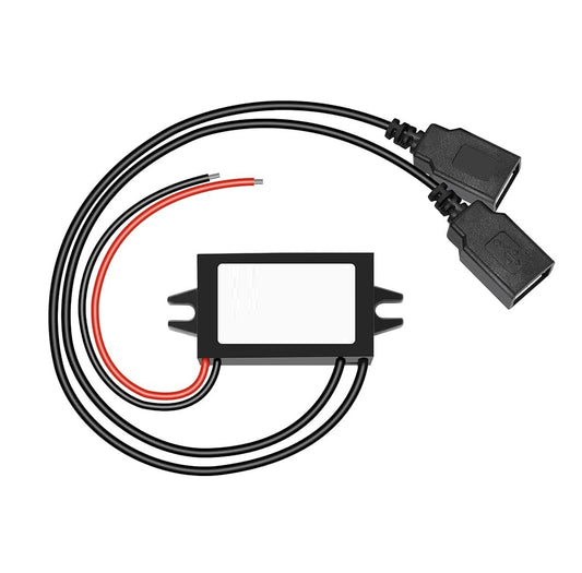 Jinuetn DC-DC Step-Down Converter 8-35V to 5V @ 5A (Dual USB-A) - (AD15437)