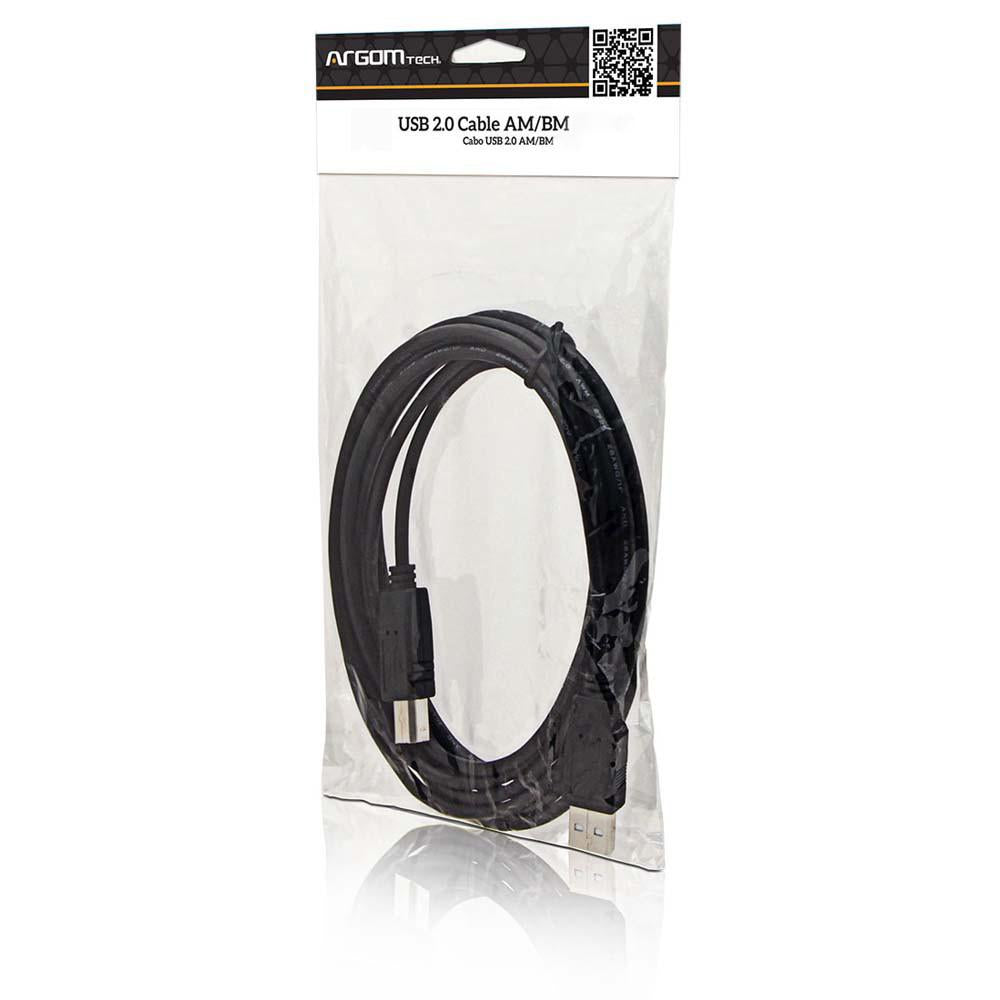 ARG-CB-0039 Argom Cable USB A/B Printer 10Ft. - (AD15726)