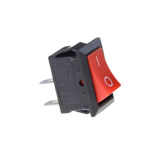 KCD1-101 Rocker Switch Red ON/OFF SPST 6A 250VAC Panel Mount - (AD17306)