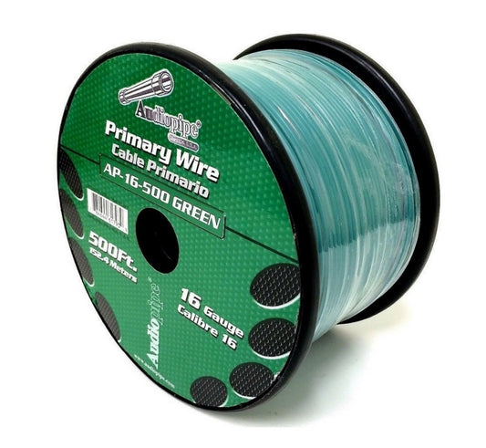 AP-16-500G Cable Automotriz 16 AWG Verde [METRO] - (AD17446)