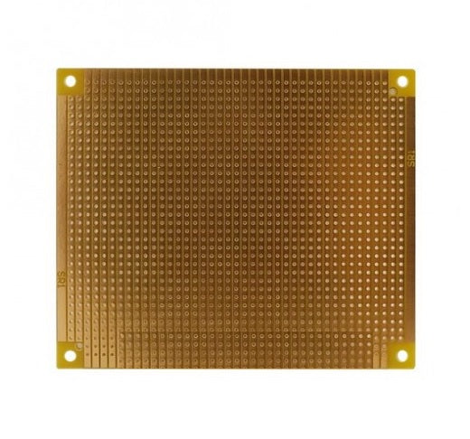 110mm x 93mm Large Stripboard (Copper) [Phenolic-Tracks] - (AD18036)