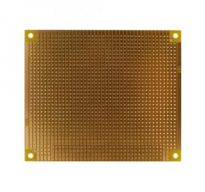 110mm x 93mm Large Stripboard (Copper) [Phenolic-Tracks] - (AD18036)