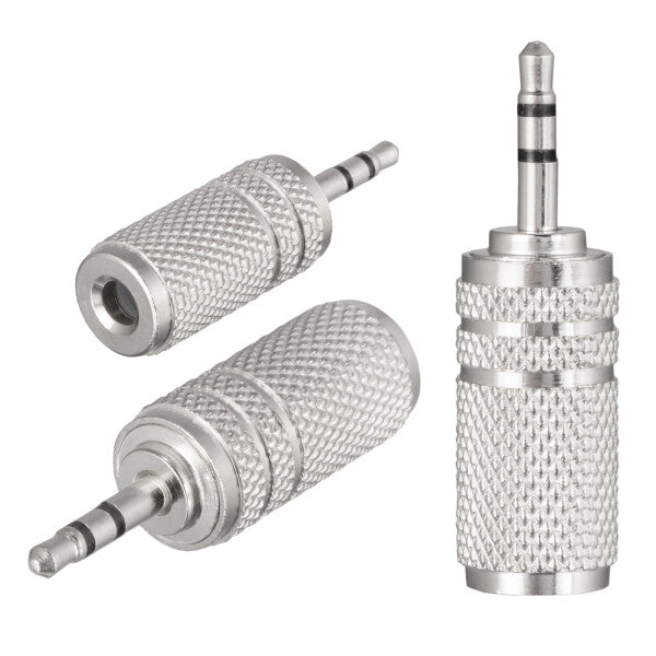 Metal Adapter 2.5mm Male to 3.5mm Female Stereo - (AD19016)