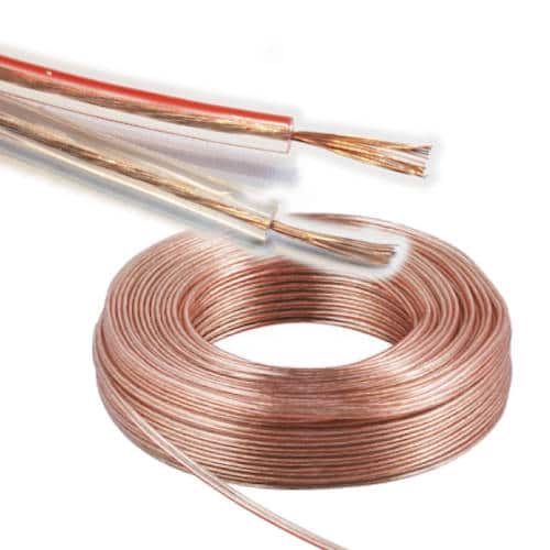 GA12-CLEAR VOYZ Speaker Cable #12 Clear [Metro] - (AD19090)