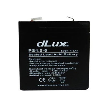 PS4.5-6 dLux 6V @ 4.5Ah Rechargeable Battery - (AD19598)
