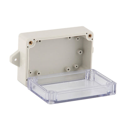 (100*68*40mm) Transparent Waterproof Enclosure Box IP67 with Mounting Flanges - (AD20646)