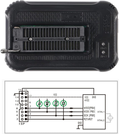 T48 TL866-3G Programmer USB + 12 Adapter - (AD218)