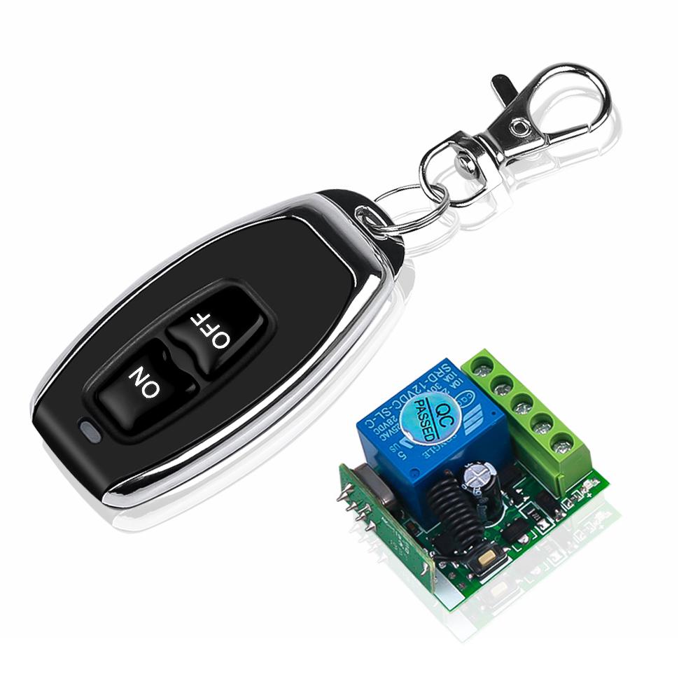 1-Channel 433MHz Wireless Remote Control Relay RF Transmitter 12VDC (ON-OFF Function) - (AD22958)