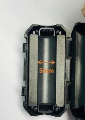 5mm Ferrite Core Filter Clip - (AD23595)