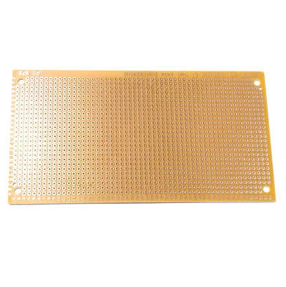 141mm x 74mm Single-Sided Prototyping Board [Phenolic-Perfboard] - (AD24600)