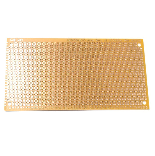 141mm x 74mm Single-Sided Prototyping Board [Phenolic-Perfboard] - (AD24600)