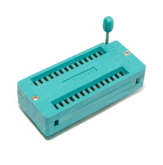 28 Pin Universal ZIF Socket 0.6'' - (AD26332)