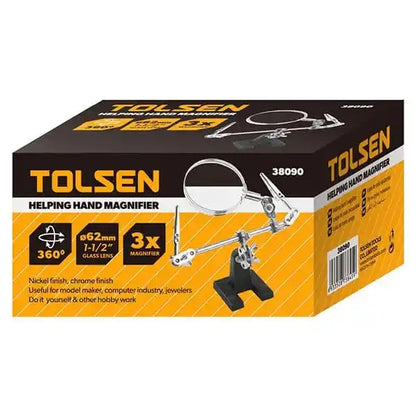 Tolsen Helping Hand Magnifier - (AD2820)