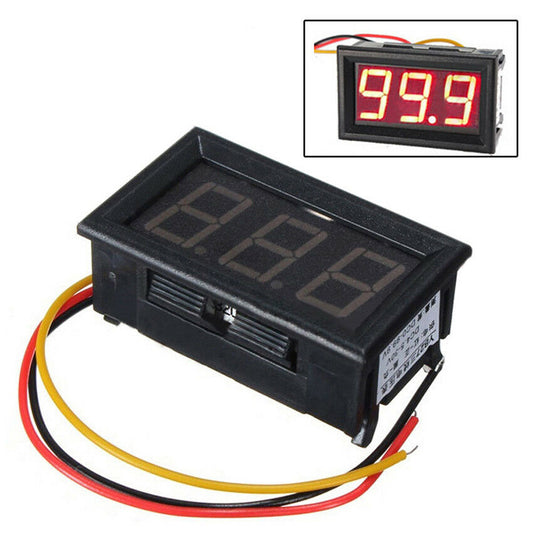 V27D 0.36'' 3 Wires LED Mini Digital Voltmeter DC 0V To 99.9V Red - (AD2886)