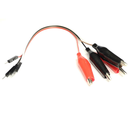 Male Alligator Clip with Pigtail (4 Pack) - (AD29153)