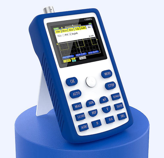 FNIRSI-1C15 Handheld Digital Storage Oscilloscope 110MHz Bandwidth 500MS/s - (AD29674)