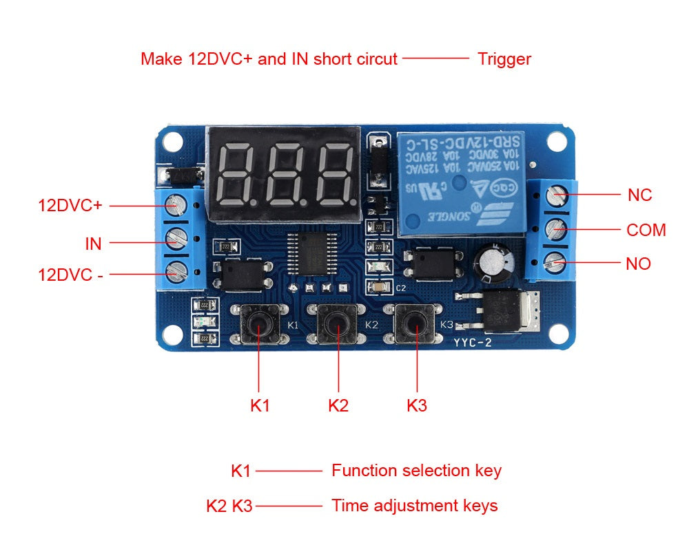 DDC-331 Automation Delay Timer 12VDC - (AD30553)