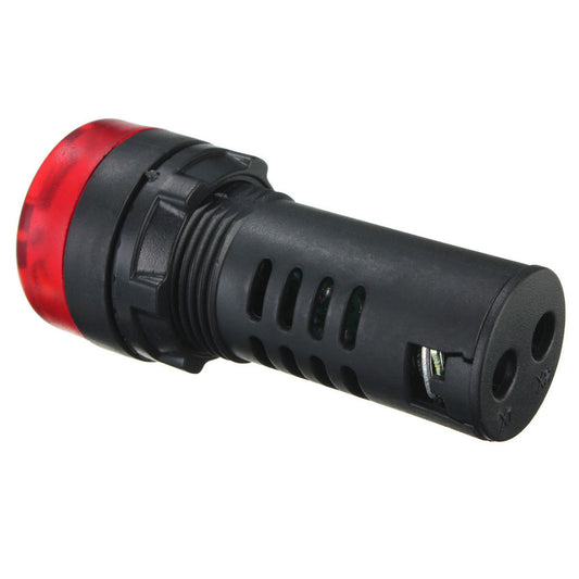 AD16-22SM Red LED Pilot with Flash Light and Buzzer 110V - (AD46734)