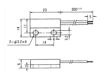 PS-3150 Nippon Aleph N.O. Proximity Magnetic Reed Switch - (AD30670)