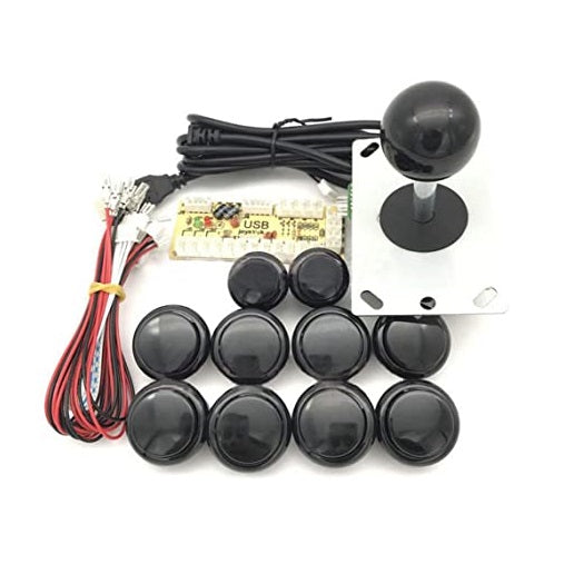 Arcade Game Controller USB Joystick Kit [Black] - (AD31215)