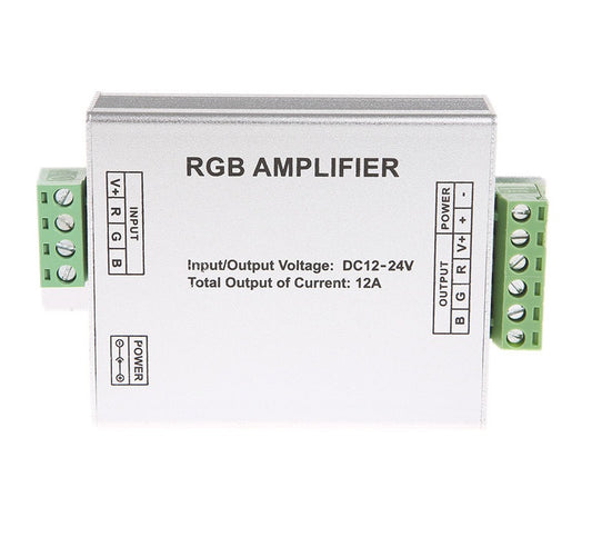 RGB Amplifier Repeater 12VDC @ 12A For LED Strip Light - (AD31308)