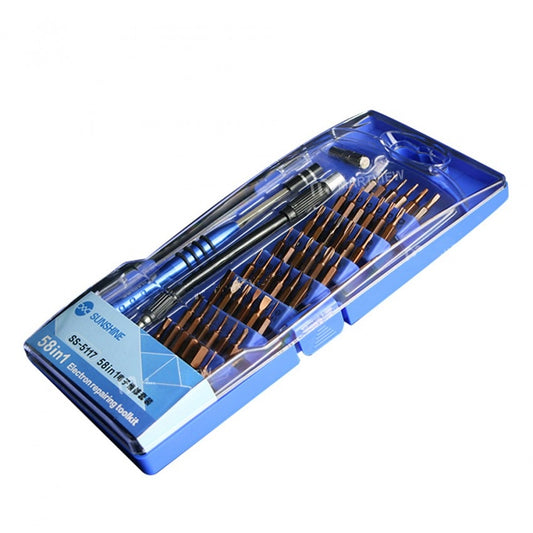 SS-5117 Sunshine Tool Kit - Screwdriver and Bit Set 58 in 1 - (AD31421)