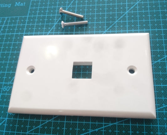 23-N015 Single Modular RJ-45 Plate - (AD31652)