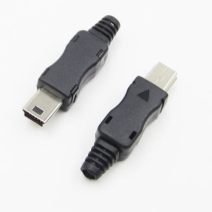 DIY Mini USB 10 Pin Male Plug Socket Connector with Plastic Cover - (AD32558)