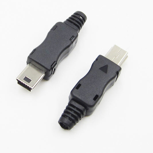 DIY Mini USB 10 Pin Male Plug Socket Connector with Plastic Cover - (AD32558)