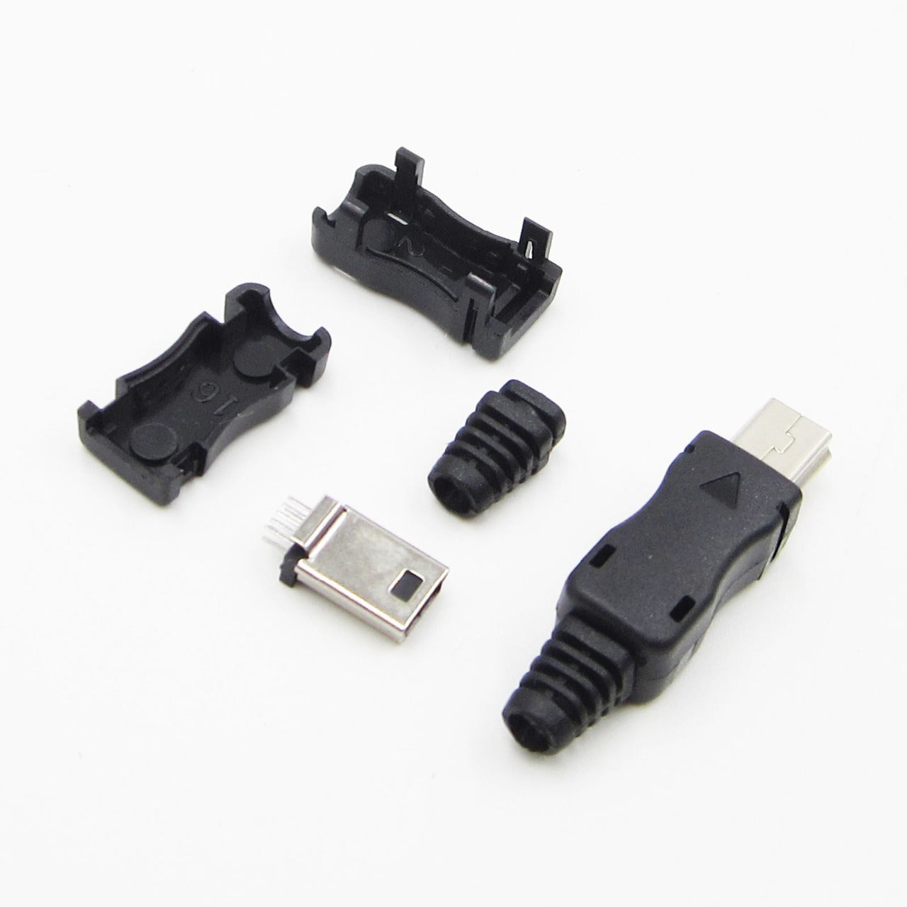 DIY Mini USB 10 Pin Male Plug Socket Connector with Plastic Cover - (AD32558)