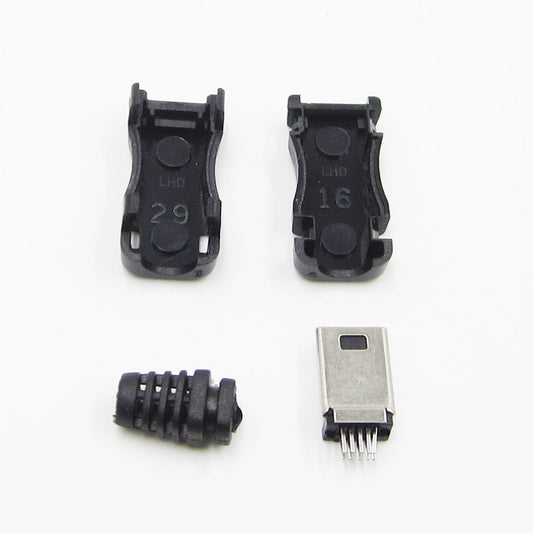 DIY Mini USB 10 Pin Male Plug Socket Connector with Plastic Cover - (AD32558)