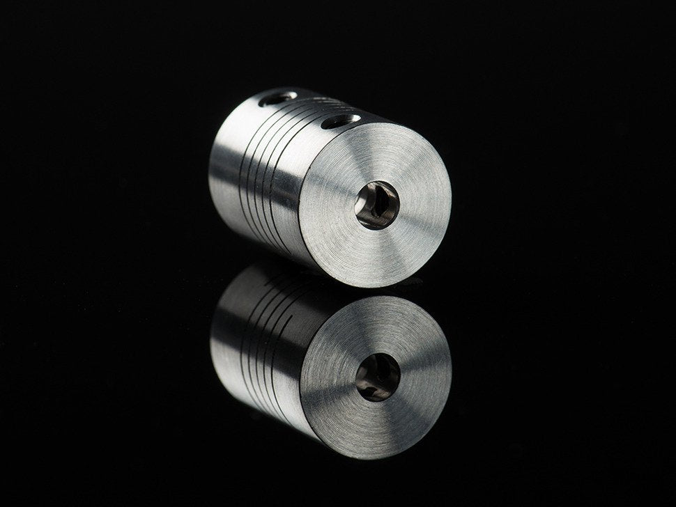 6.35mm to 8mm - Aluminum Flex Shaft Coupler - (AD32610)