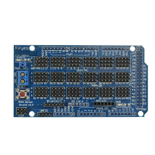 Mega Sensor Shield V2.0 For Arduino MEGA 2560 - (AD32801)