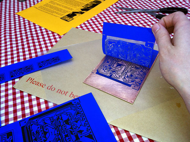 Press-n-Peel Blue PCB Transfer Paper Film - (AD33073)