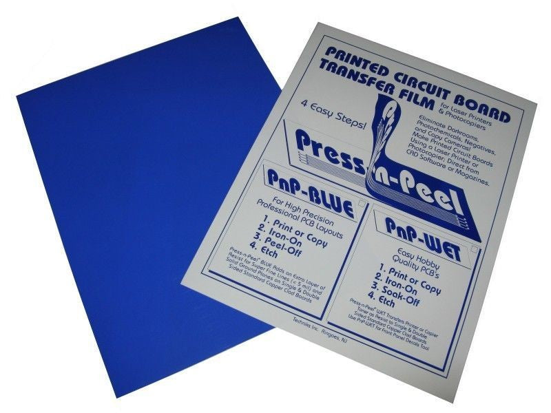 Press-n-Peel Blue PCB Transfer Paper Film - (AD33073)