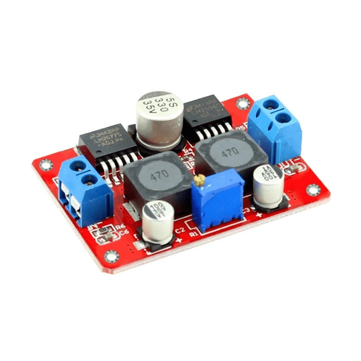 LM2577S - LM2596S Buck-Boost DC-DC Adjustable Step Up-Down Converter v2 - (AD33547)