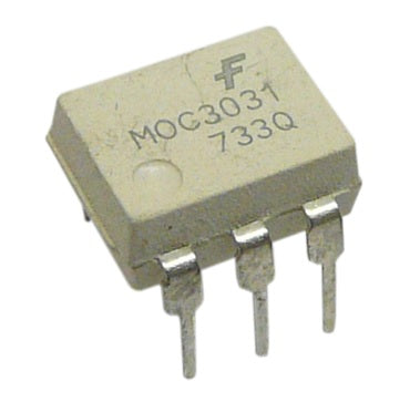 MOC3031 Optocoupler Zero Crossing TRIAC 250VAC @ 1A - (AD33979)