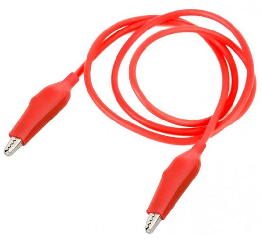 Red Alligator Clip Cable - (AD34563)