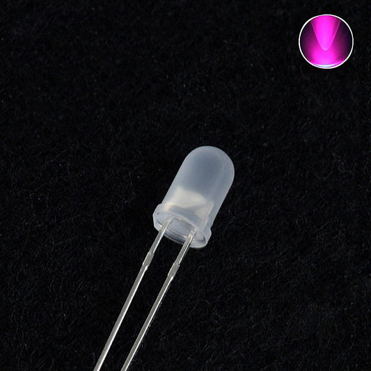 Pink 5mm Diffused LED - (AD35072)