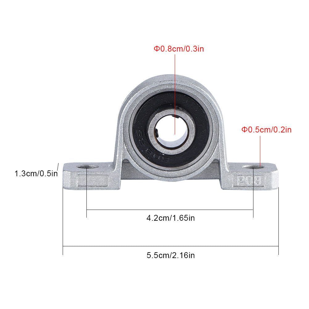 8mm Vertical Lead Mounting Shaft Support Bearing - (AD35418)