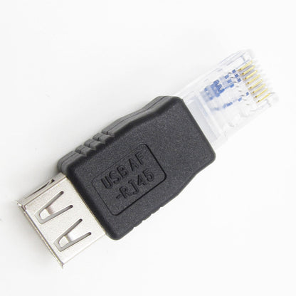 USB A Female To 10/100Mbps Ethernet LAN RJ45 Male Network Adapter - (AD35454)