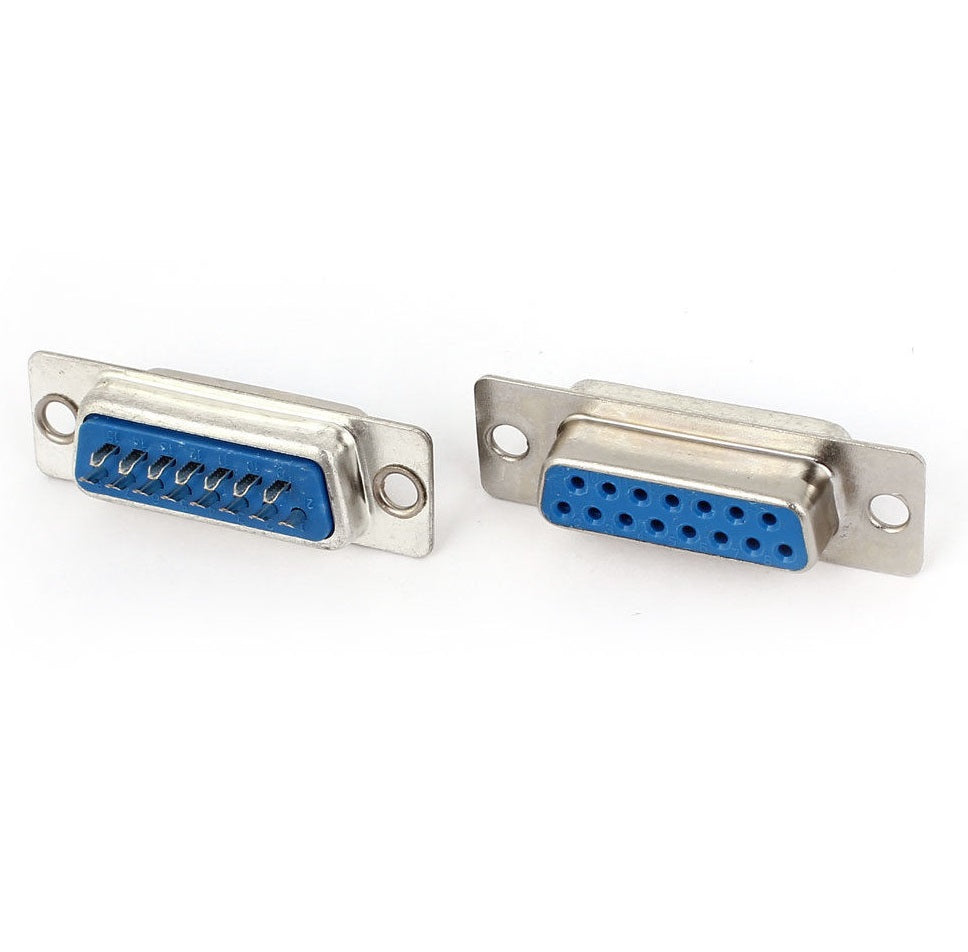 DB15 FEMALE 2 Row 15 Pin Wire Solder Type Connector - (AD35663)
