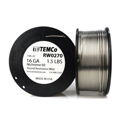 TEMCo RW0270 Nichrome 60 - 16 Gauge Wire [METRO] - (AD35820)