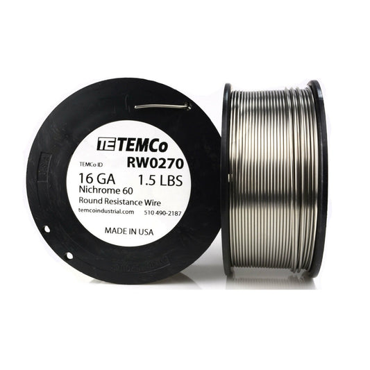 TEMCo RW0270 Nichrome 60 - 16 Gauge Wire [METRO] - (AD35820)